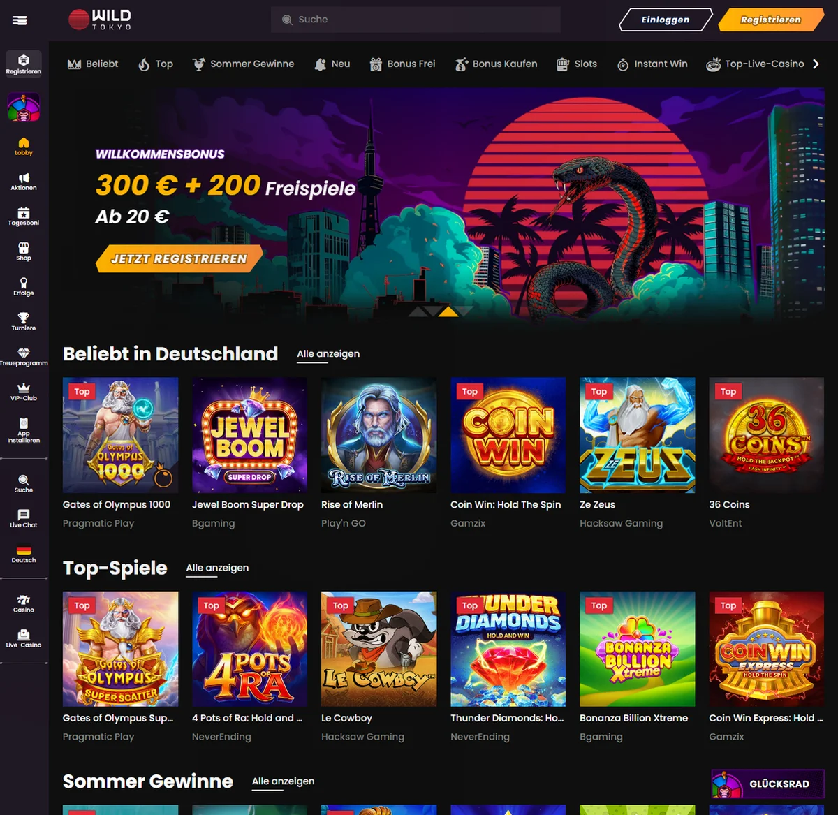 Wildtokio Casino